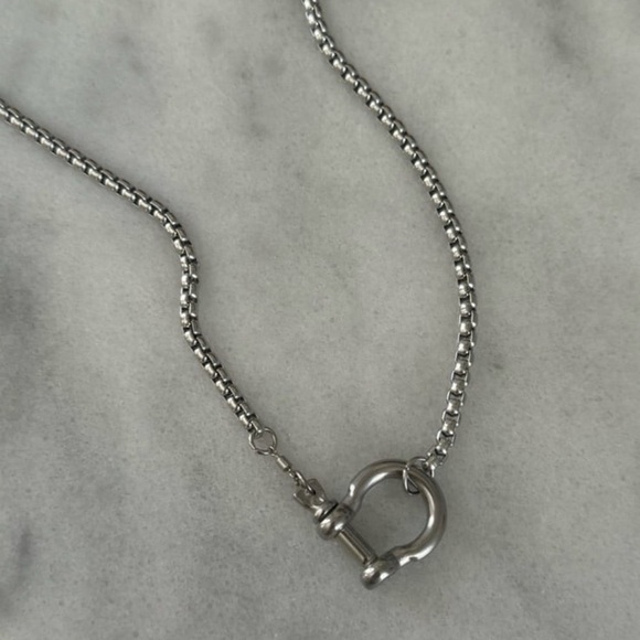 Modest Lu Jewelry - COPY - Silver Chunky Horse Bit Chain Necklace Brand New